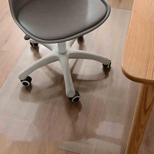 XCKJYDCDB Bodenschutzmatte 2mm- Kratzfest, rutschfest - Bodenmatte, Bodenschutz, Bürostuhlunterlage, Unterlegmatte, Schutzmatte für Laminat, Parkett, Hartböden (80x240cm(31.50x94.49in))
