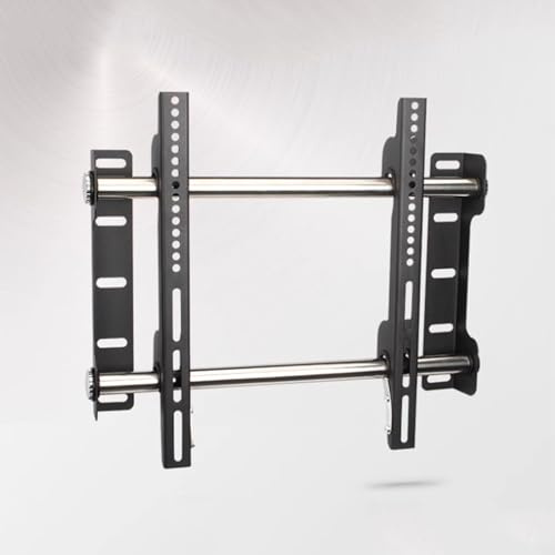 QYMYOZ Universal TV Wall Mount - Heavy-Duty Stainless Steel Bracket for 32-100 LCD/LED TVs - Fixed Flat Screen Monitor Holder with Double Hook Design - Ideal for 42 to 65 TVs