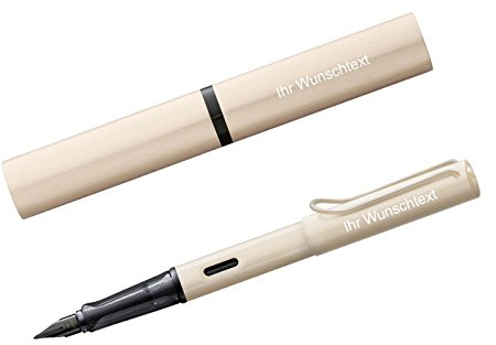 Lamy Füllhalter Lx Pd Modell 058, Feder F, inkl. Laser-Gravur, Farbe Palladium