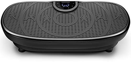 Plateforme Vibrante VP250 avec Un Design élégant | Combustion des Graisses et développement Musculaire | Moteur Silencieux | 7+1 programmes d'entraînement, y Compris Option Yoga | avec Bluetoot