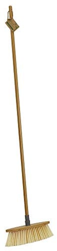 JVL 20-306 - Escoba de bambú para Interiores, Natural, 128 cm
