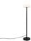 Qazqa virginia - Lampadaire - 1 lumière - Ø 25 cm - Noir - Design - éclairage extérieur
