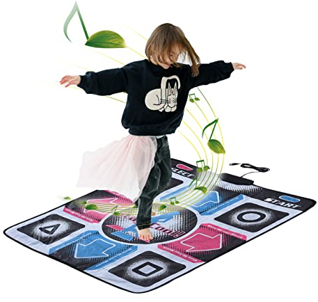 Alfombrillas de baile, antideslizantes, duraderas, resistentes al desgaste, para bailar, alfombrilla para bailar, manta para bailarina, t con USB para PC, juegos de TV, juegos de baile, alfombrilla de