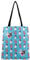 Oh My Pop! Angry Cat-Shopping Bag Einkaufstasche, Türkis