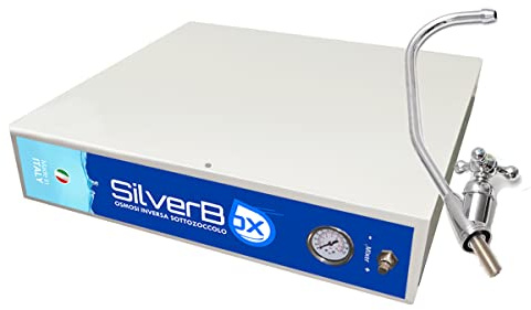 Aquatecnica® - Depuratore Acqua Silverbox UP 70 L/h - Osmosi inversa sottozoccolo Made in Italy