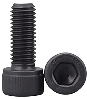 12 vite esagonale a 9 livelli, M12 * X25x30x50-70 Filo fine 1.25/1.5mm Capelli Nero Bulloni ad alta resistenza-M12 * 1.5 * 70 [1 pz]