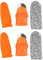 Daumenmesser Sechser-Set Garten-Daumenmesser Daumenmesser mit Gummi-Nylon-Fingerschutz Pflücken von Fingern Gartenmutter-Fingermesser