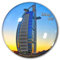 UAE Dubai Kühlschrankmagnet, Kühlschrank-Aufkleber, dekorativer Magnet, Reise-Souvenir, Kristallglas
