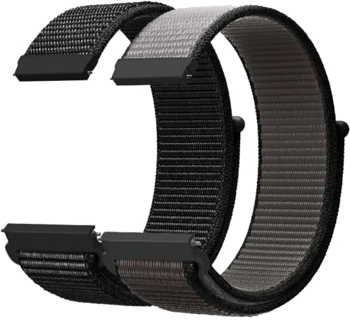 LYYLTX Nylon Fabric Uhrenarmbänder 20mm/22mm Armband für Herren Damen Ersatzband Schnellverschluss Smartwatch Sport Uhren Ersatzarmband Einstellbares Soft Breathable Watch Strap