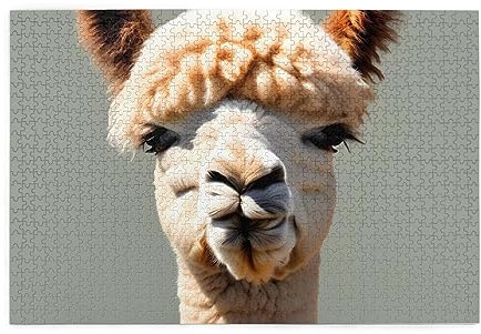 Alpaka Avatar Puzzle 1000 Teile Erwachsene Puzzle Puzzle Spiele Wohnkultur (29,5 X 19,7)