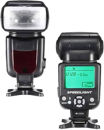 Speedlite Blitz mit LCD-Display kompatibel mit Panasonic Lumix DMC-FZ300
