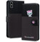 Tiyoo Lovely & Cute Flip Wallet Phone Case for iphone XS MAX with Cartoon Cat&Dog Pattern,Premium Magnetic PU+TPU Leather for high protection phone cover for iphoneXS max(Dark Gray&Black)