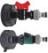 2 Stück IBC Tank Adapter IBC Tank Zubehör, 3/4 Zoll Gewindeanschluss Für IBC Adapter Gartenschlauch Wassertank Schlauchanschluss Ersatz Für IBC-Regenwassertanks