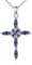YAFEINI Zirkonia Kreuz Kette für Damen 925 Sterling Silber Kreuz Anhänger Halskette Christlicher Glaube Kreuz Schmuck Geschenke für Herren Mädchen (Kreuz Kette)
