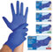 100x Hygostar Einweghandschuhe Safe Light, Einmalhandschuhe Größe M, reißfeste Nitrilhandschuhe, puderfrei, latexfreie Gummihandschuhe, Handschuhe Einweg, Kobaltblau in S, M, L & XL