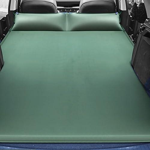 LeiBaOF Auto Air Aufblasbare Reise Matratze Multi funktionale Sofa Kissen Outdoor Camping Matte für Ford Galaxy 2017 2018 2019,F-Green