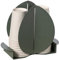 Arti & Mestieri Ficus - Porta Bicchieri di Design 100% Made in Italy - in Ferro, 11,2 x 16,7 cm (Verde Salvia)