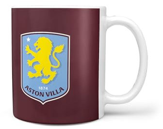 FOCO Officially Licensed Aston Villa FC Number 1 Fan Football Mug