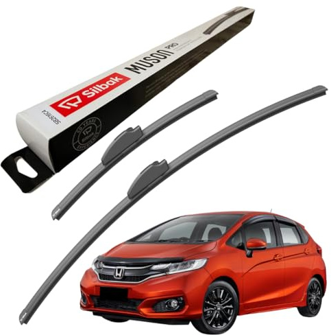 Silbak Windscreen Wipers, for HONDA JAZZ (09/2015-02/2020) Front Wiper Blades, 650mm/350mm