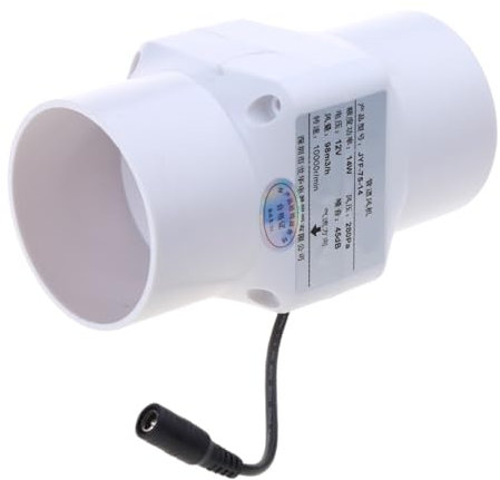 Leiser Luftzirkulationsventilator 3 Zoll 75 Mm Lüftungsverstärker Verstellbarer Ventilator Energieeffizienter Ventilator Für Effiziente Belüftung