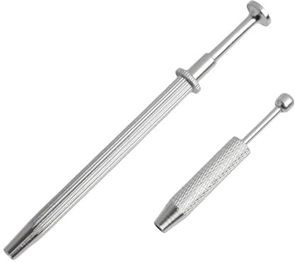 2 piercing in lega di alluminio con 4 artigli di presa, strumento di precisione per aprire e stringere le chiusure a sfera, pinza universale ausiliaria per perline di gioielli, ideale per piercing