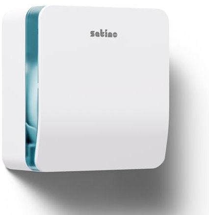 Satino HYGINITY Jumbo Toilettenpapier Spender - Made in Germany – Toilettenpapierspender mit Füllstandsanzeige - für Gewerbe & Industrie – weiß