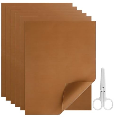 APOMOONS 6 pcs Papel Horno reutilizable, 30 * 40 cm Papel de horno reciclable, antiadherente y apto para lavavajillas