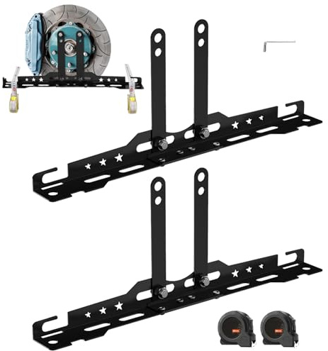 Outil d'alignement des roues – Kit de plaques d'alignement précis des orteils de carrossage | Outil de mesure d'angle d'orteil de précision idéal pour le réglage de la suspension de voiture, le garage