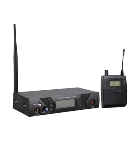 TRDEWR Professional Stereo Wireless In Ear System Monitor Pro UHF Received Universal Compatibility