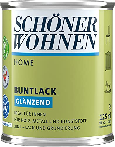 DurAcryl Buntlack Rapsgelb 125 ml RAL 1021 Glänzend Schöner Wohnen