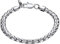 PROSTEEL Herren Armband Edelstahl Venezianierkette Box Kette Armband 6mm Breit Fashion Kettenarmband Armkette für Herren, Länge 22CM, Silber