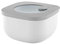 Guzzini Store&More Kitchen Active Design Contenitori Ermetici Bassi per Frigo/Freezer/ Microonde (S), 12.2 x 12.2 x 6.8 cm, Grigio (Dark Grey)