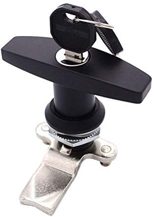 Serrure à Poignée T pour Armoire Boîte à Outils Résistante à Eau et Installation Facile Équipements Électriques Remorques et Véhicules