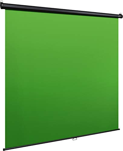 Elgato Green Screen MT - Aufrollbares Chroma-Key-Panel, Wandmontage, knitterfreies Material für Hintergrundentfernung für Streaming, Videokonferenzen auf Instagram, TikTok, Zoom, Teams, OBS