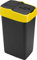 Sterling Ventures 35L Plastic Indoor Recycling Bin with Double Swing Lid Top Colour Coded (Yellow)