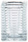 Unbekannt Kerzenglas für Refill Kerzen/Teelichteinsatz, Transparent, 72x72 mm/H 98 mm, 1 Stück