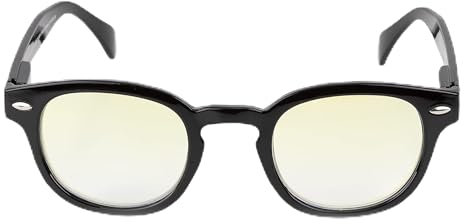 Contacta, Blue Block, Occhiali da Computer per Uomo e Donna, Protezione dalla Luce Blu di Schermi Luminosi, Visione Naturale, Diottrie +2,50, Colore Nero, Confezione con Sacchetto Portaocchiali, 29g