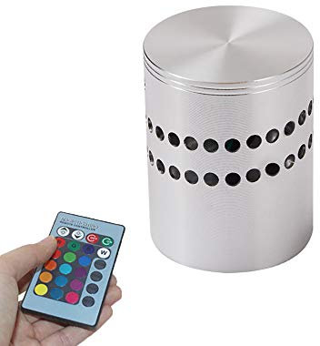 Mengjay Applique murale LED RVB LED RVB à intensité variable avec télécommande, lampe à effet couloir, lampe murale pour chambre, salon, chambre d'enfant, salle de bains, corridor