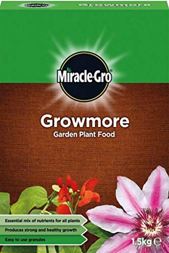 MIRACLE GRO GROWMORE GARDEN PLANT FOOD 1.5kg (3)
