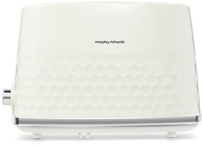 Morphy Richards Hive Cream 2 Slice Toaster - Gloss Finish - Plastic - 2 Slot - 220032