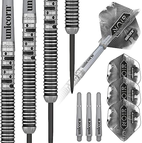 Unicorn Phase 5 Noir Dartpfeil, schwarz/Silber, 24 g