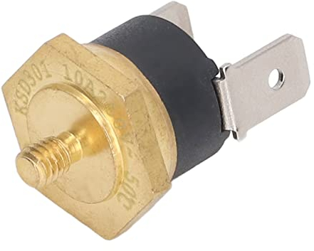 Termostato, Affidabile 250 V KSD301 Termostato in Rame M4 Filettatura NC Sensibile per Tergicristallo (150°C)