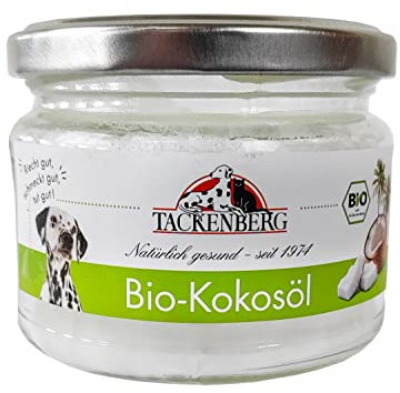 Tackenberg - Bio-Kokosöl für Hunde - 200 ml - Premiumqualität
