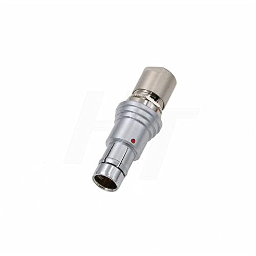 HangTon Kurzer Stecker, 9-polig, SS102A 059 Lötstift, Push-Pull, Messing, kompatibel für Fischer AWG 28 Kabel