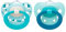 Schnuller NUK Signature Silikon 2 Stück 0-6m hellblau