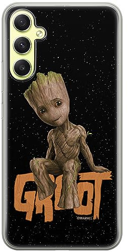 ERT GROUP Handyhülle für Samsung A34 5G Original und offiziell Lizenziertes Marvel Muster Groot 005 optimal an die Form des Handy angepasst, hülle aus TPU