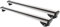 Barre portatutto Aerodynamic Silver in alluminio della Farad con kit compatibile con FIAT TIPO SW 5 porte dal 2016 in poi con corrimano basso (railing integrati)