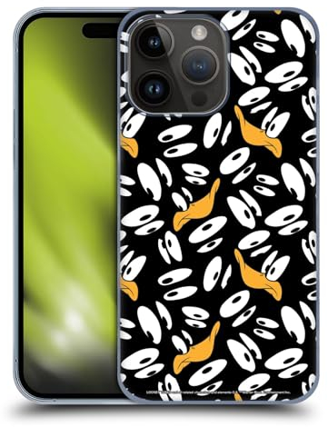 Head Case Designs Offizielle Looney Tunes Daffy Duck Muster Harte Rueckseiten Handyhülle Hülle Huelle kompatibel mit Apple iPhone 15 Pro Max