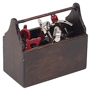 OSALADI 1satz Mini Werkzeugkasten Für Puppenhaus Miniatur Reparaturwerkzeuge Und Deko Für Kreative Kinderzimmergestaltung