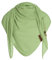 KNIT FACTORY - Lola Dreieckstuch - Fein Gestrickter Damen Schal - Tuch Schal - Für Frühling und Sommer - Baumwollmix - Spring Green - 190x85 cm